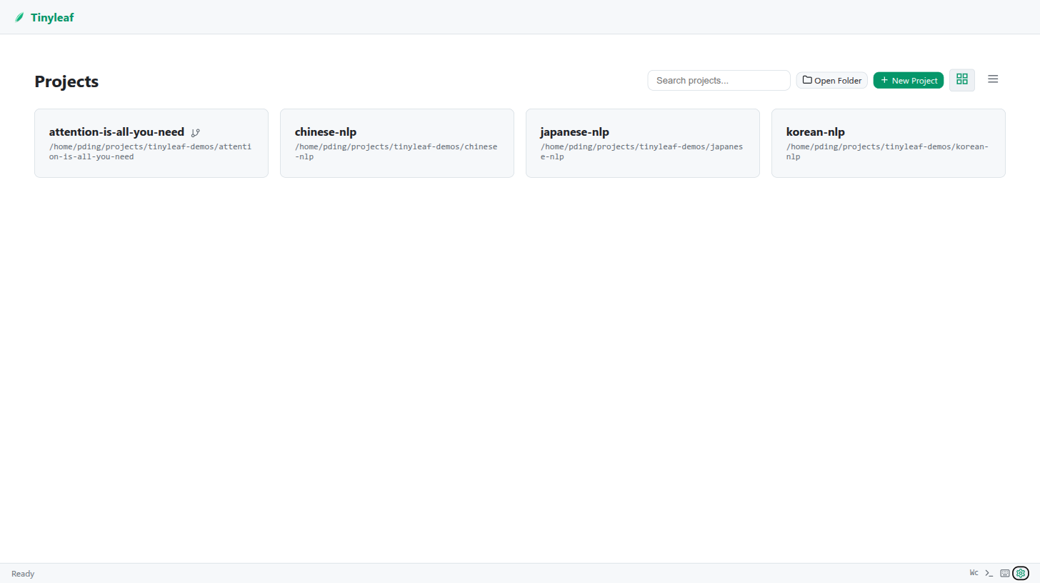 Project list