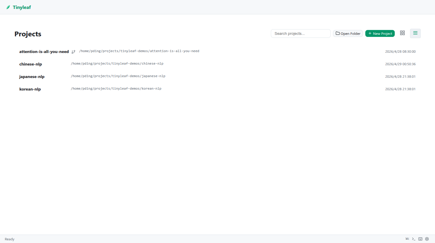 List view
